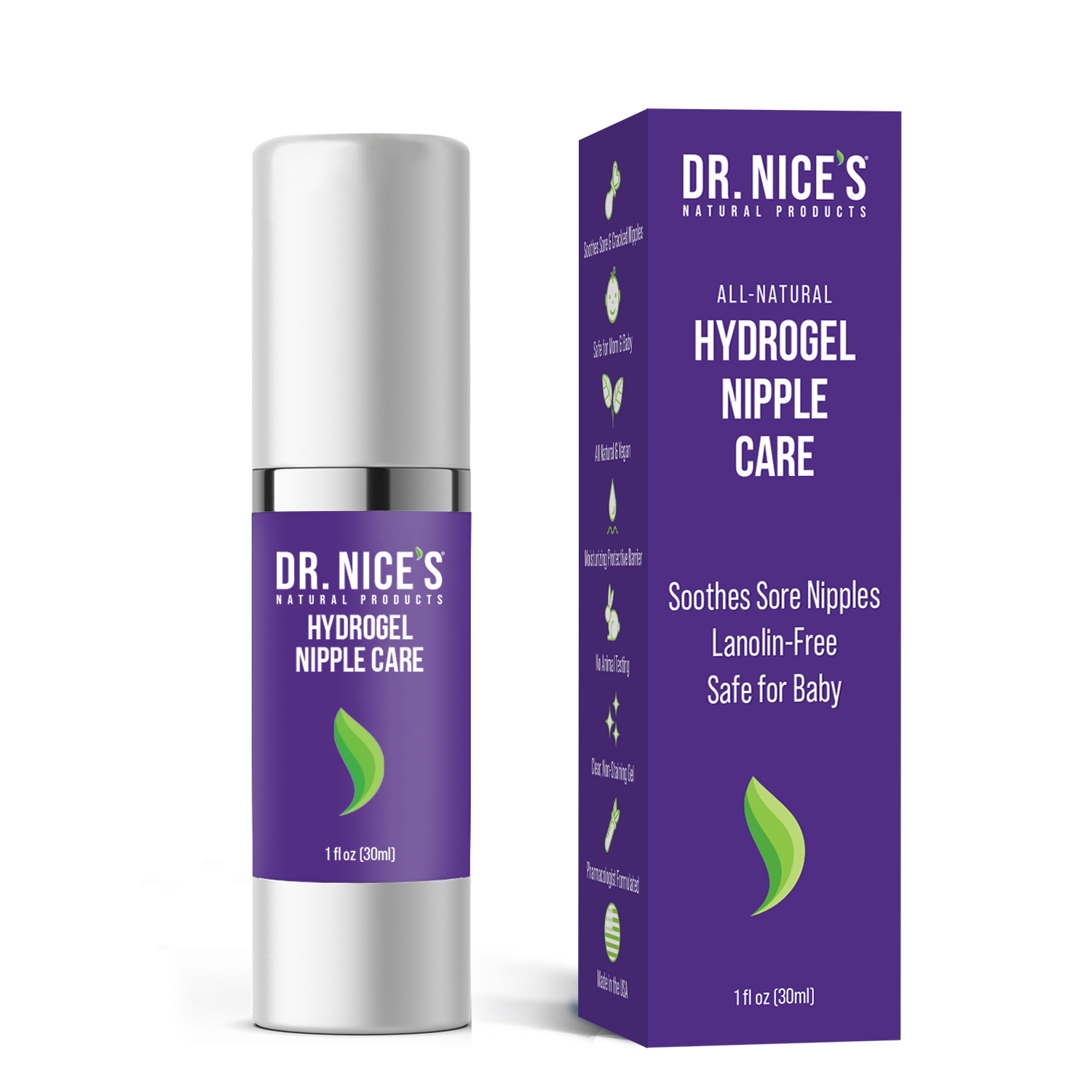 Vegan Nipple Cream for Breastfeeding Moms – Lanolin-Free | Dr